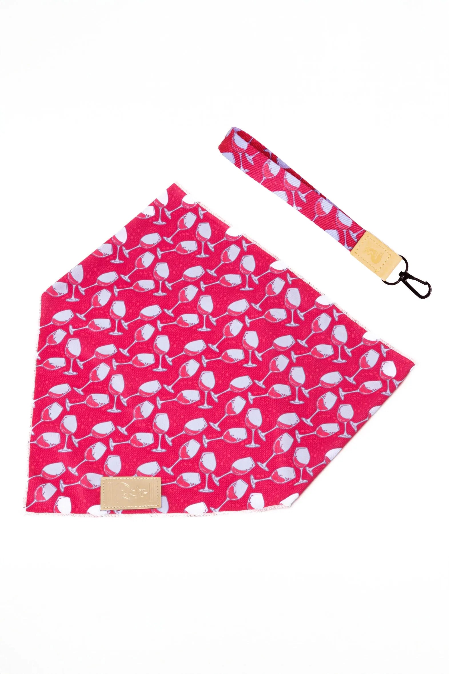 Red Mountain Syrah Dog Bandana & Matching Keychain-0