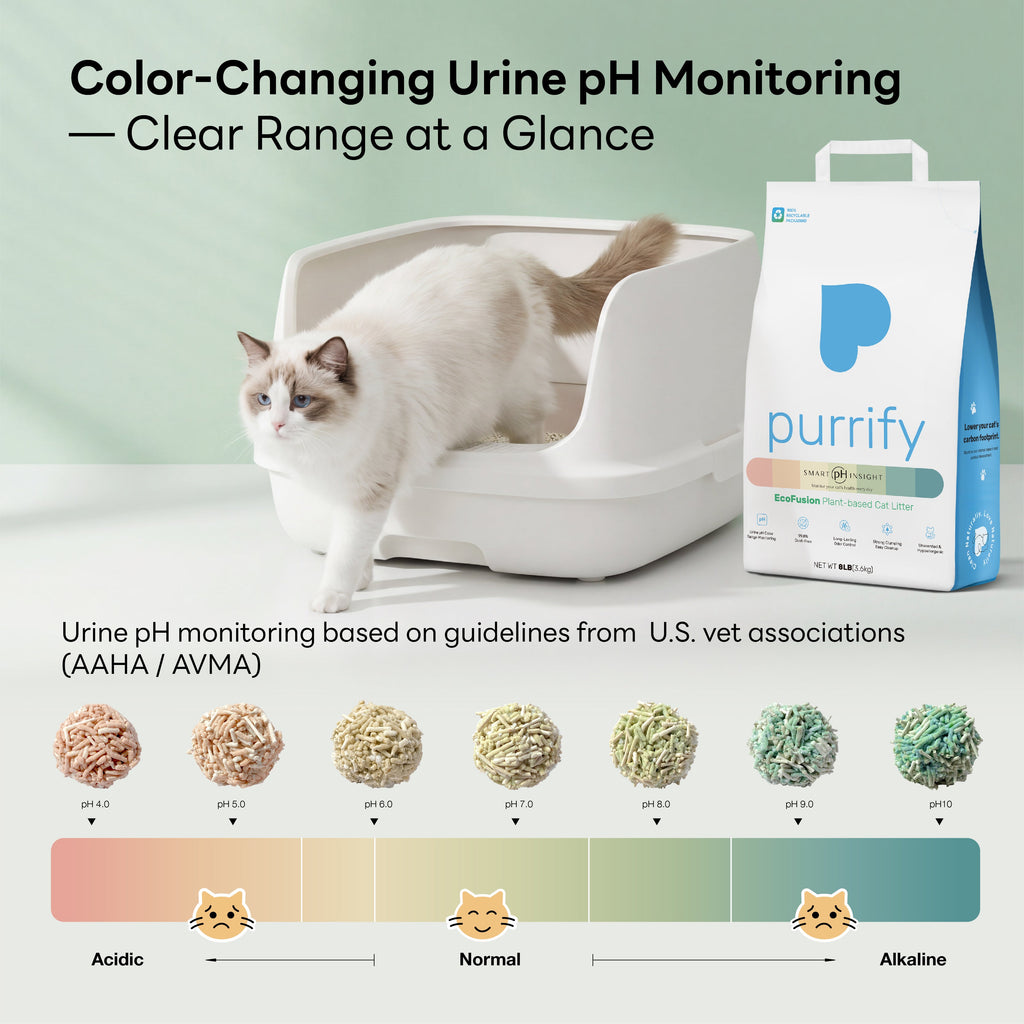 purrify® Smart pH Insight Plant-Based Clumping Cat Litter-4