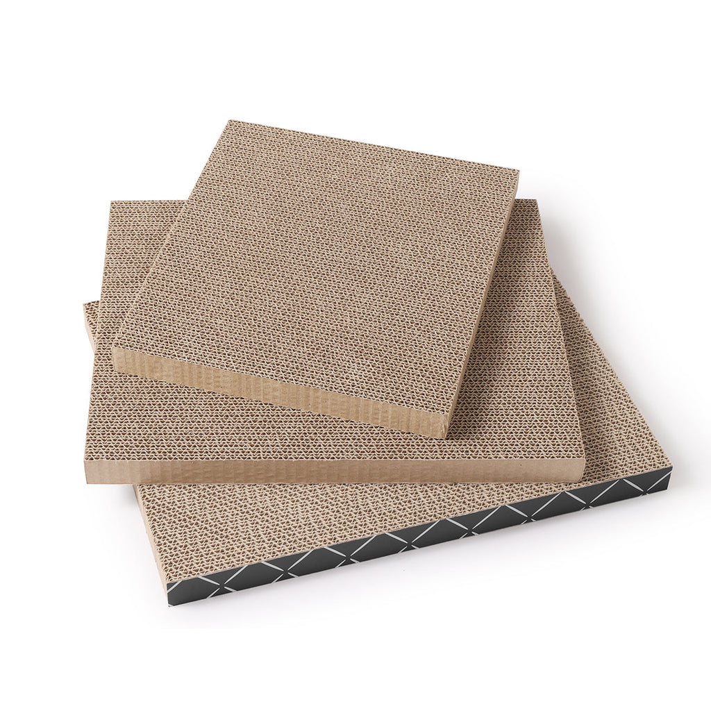 Refill Scratch Pad Pack for Vertical (L-Shaped) Cat Scratcher Box-4