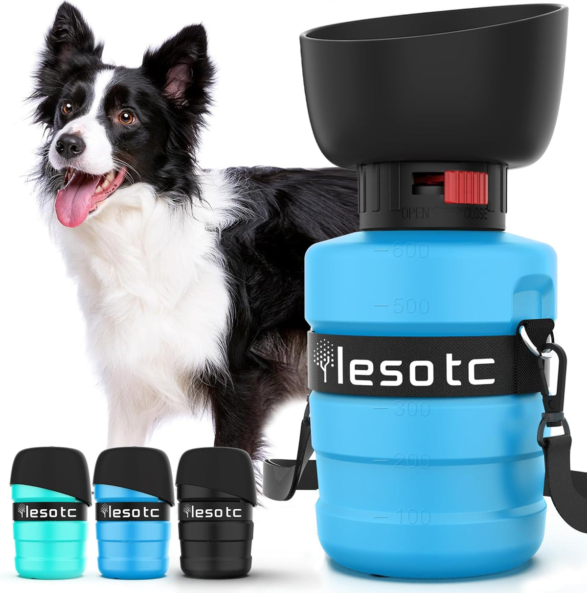 21oz Portable Dog Water Bottle Dispenser-3.5Gen-2