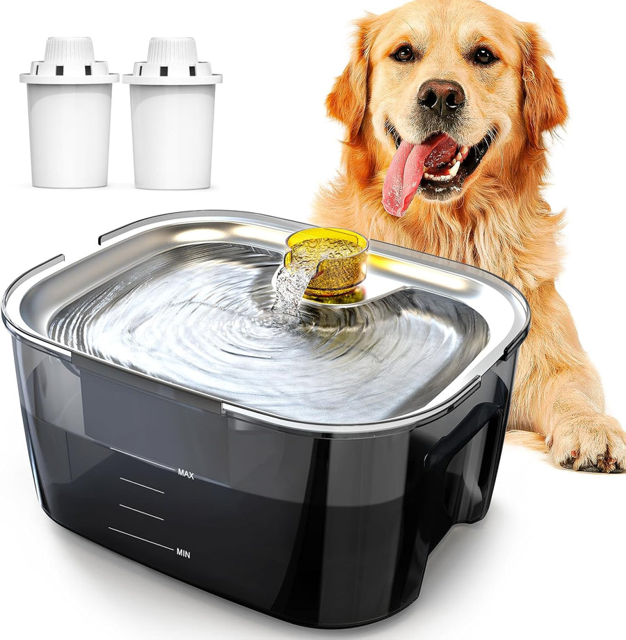 Steel Dog Fountain