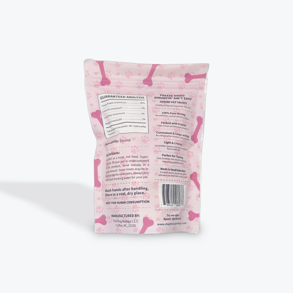 Single Ingredient, High Value Freeze-Dried Training Treats for Dogs & Cats - Shrimp-1