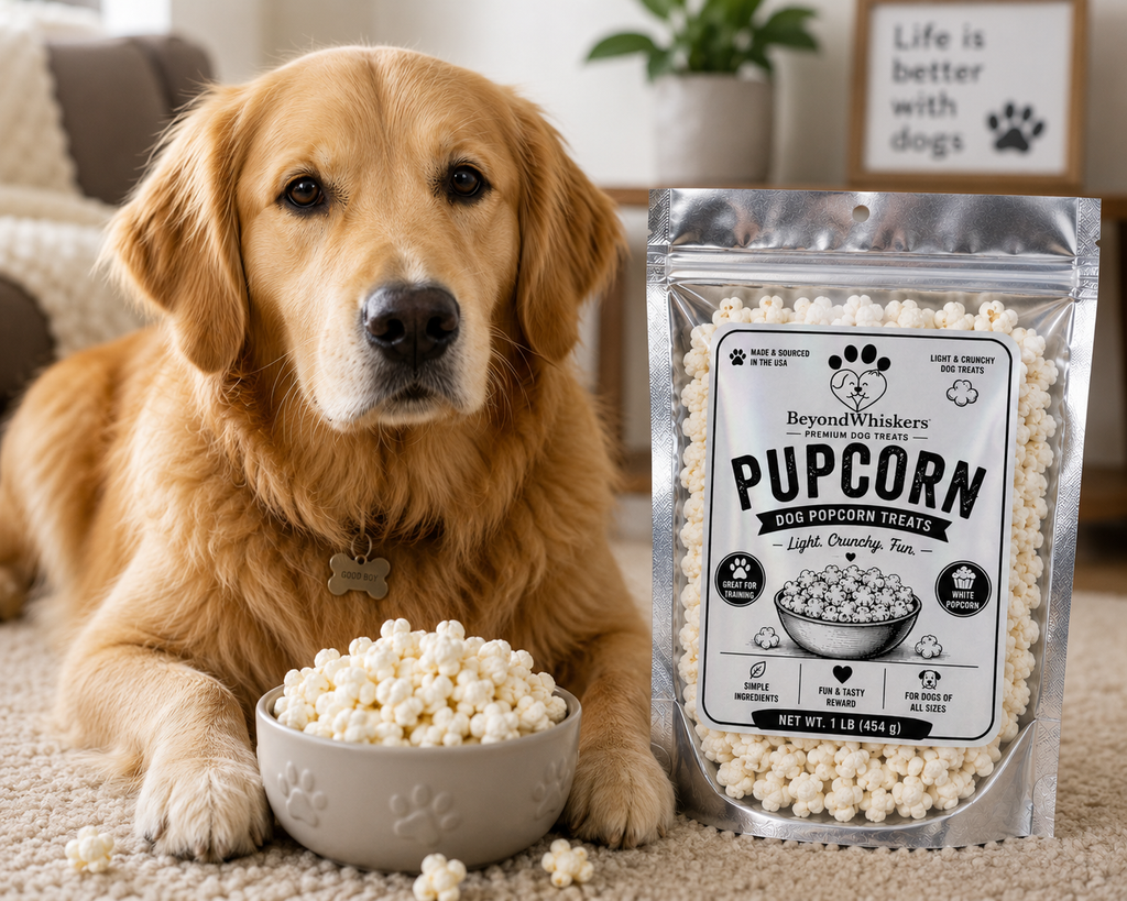 Dog Popcorn Treats (Pupcorn) – Light & Crunchy Dog Snack-1