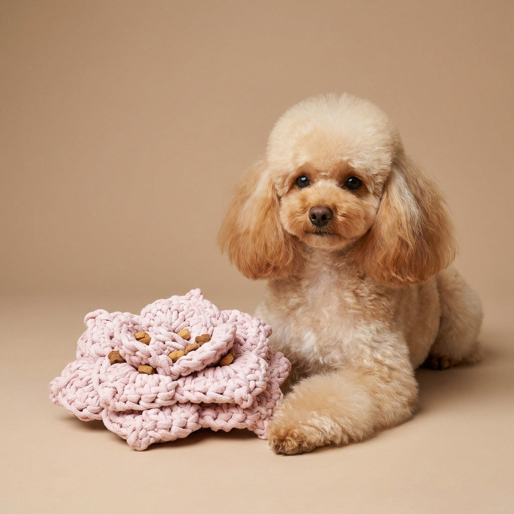 Cherry Blossom: Snuffle Flower Dog Toy-1