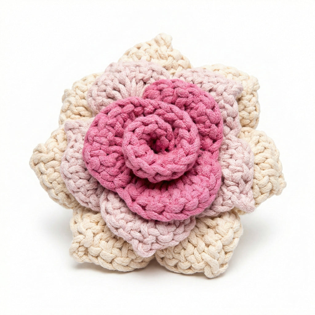 Prunus Blossom: Snuffle Flower Dog  Rope Toy | Handcrafted-0